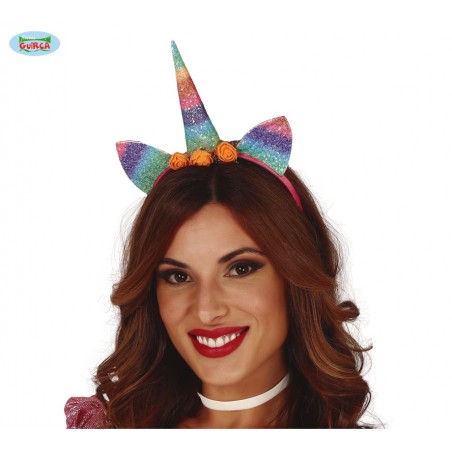 DIADEMA UNICORNIO MULTICOLOR